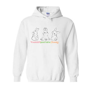 Custom Bunnies Grandma Hoodie, Easter Bunnies Hoodie, Gift For Grandma, Easter Bunny Hoodie, Cute Easter Hoodie