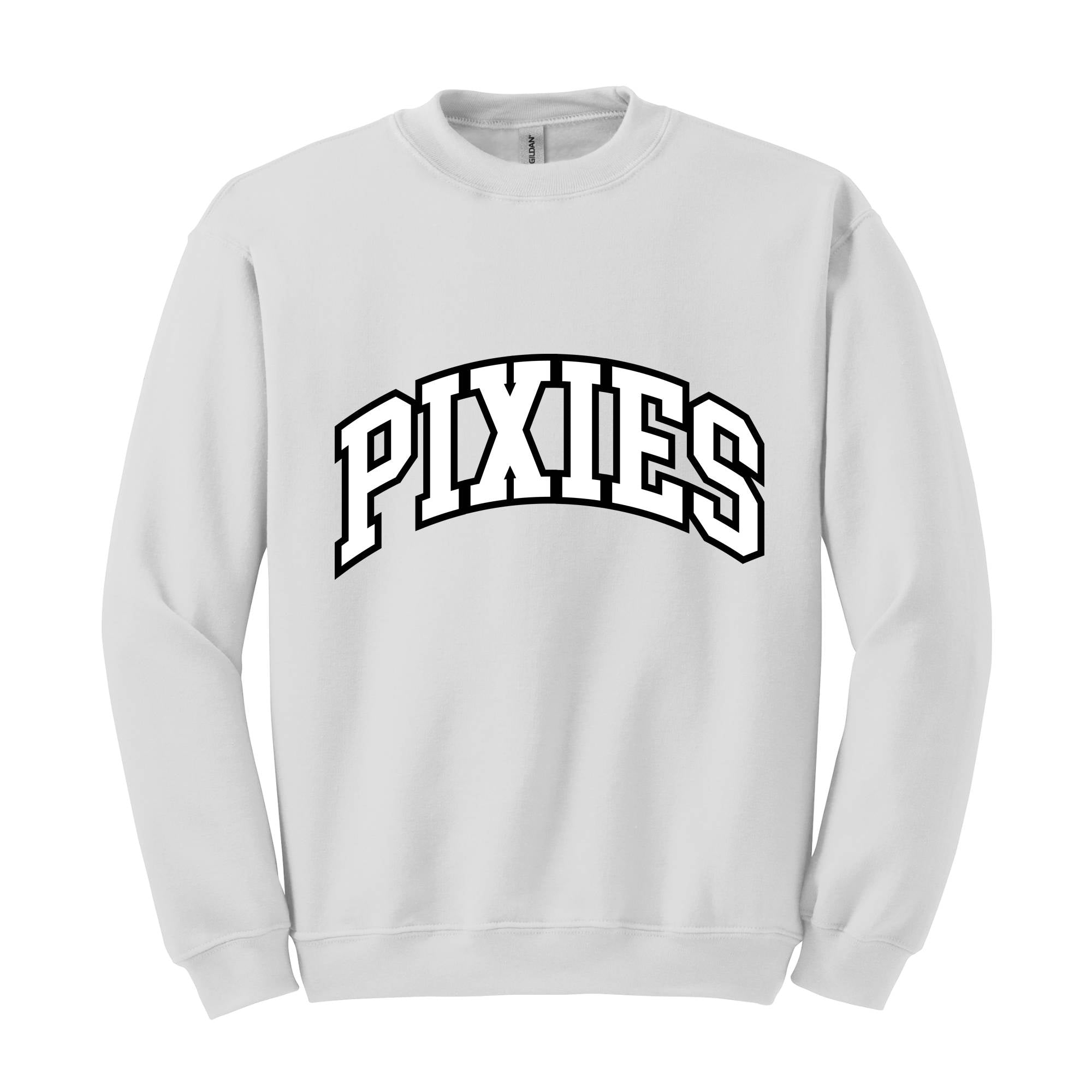 Team Mascot Sweatshirt, Pixies Mascot Sweatshirt, Pixies Team Spirit Sweatshirt, Pixies Fan Sweatshirt, Pixies School Sweatshirt