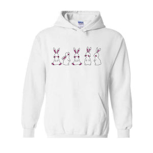 Cute Bunnies Hoodie, Bunny Lover Hoodie, Cute Easter Hoodie, Cute Spring Hoodie, Happy Easter Hoodie, Bunny Mom Hoodie