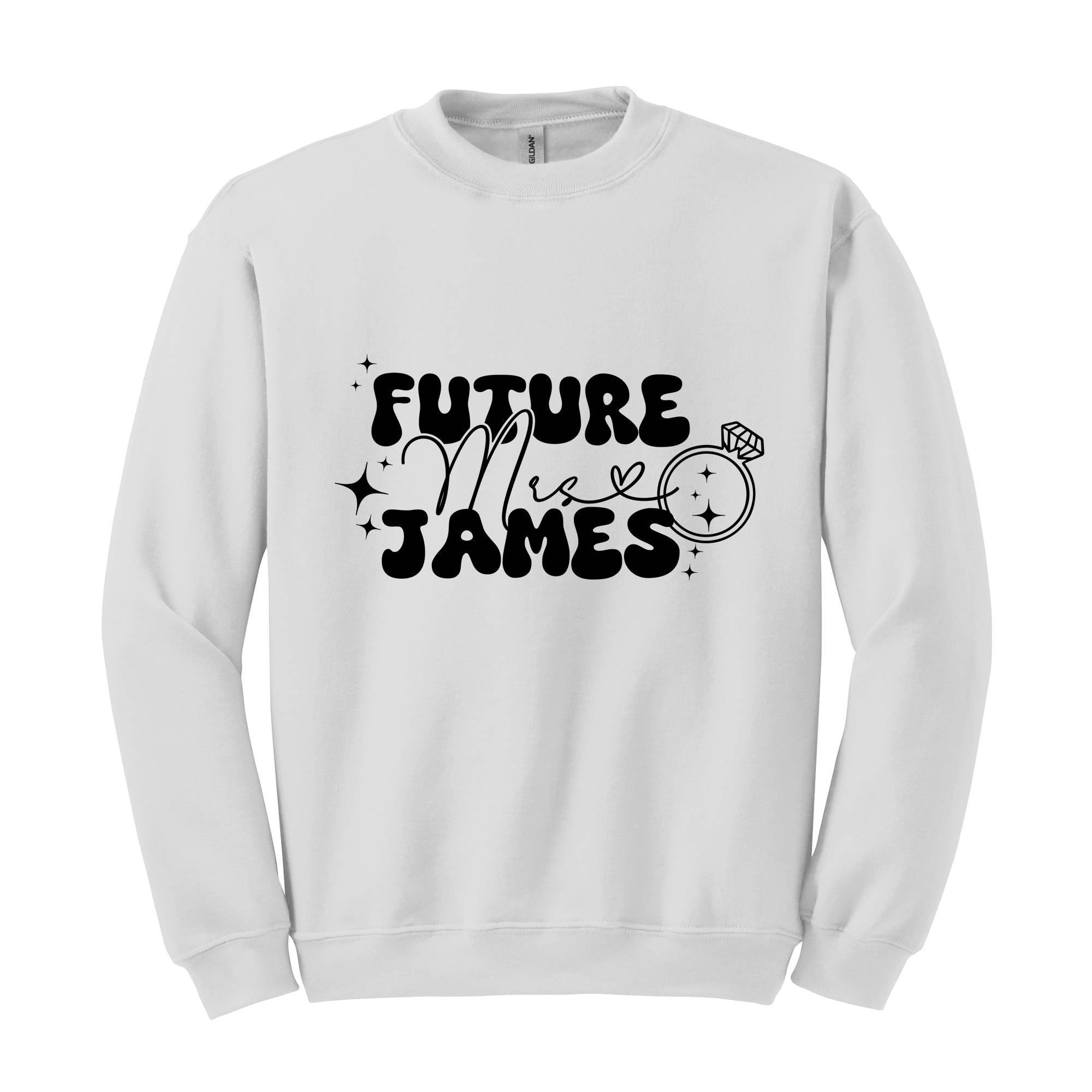 Future Mrs Sweatshirt, In My Engaged Era Sweatshirt, Custom Future Mrs Sweater, Custom Bridal Sweater