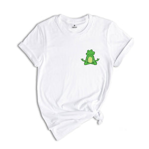 Yoga Frog Shirt, Cute Frog Shirt, Yoga Lover Shirt, Animal Meditation, Kawaii Frog Shirt, Frog Lover Gift, Namaste Shirt