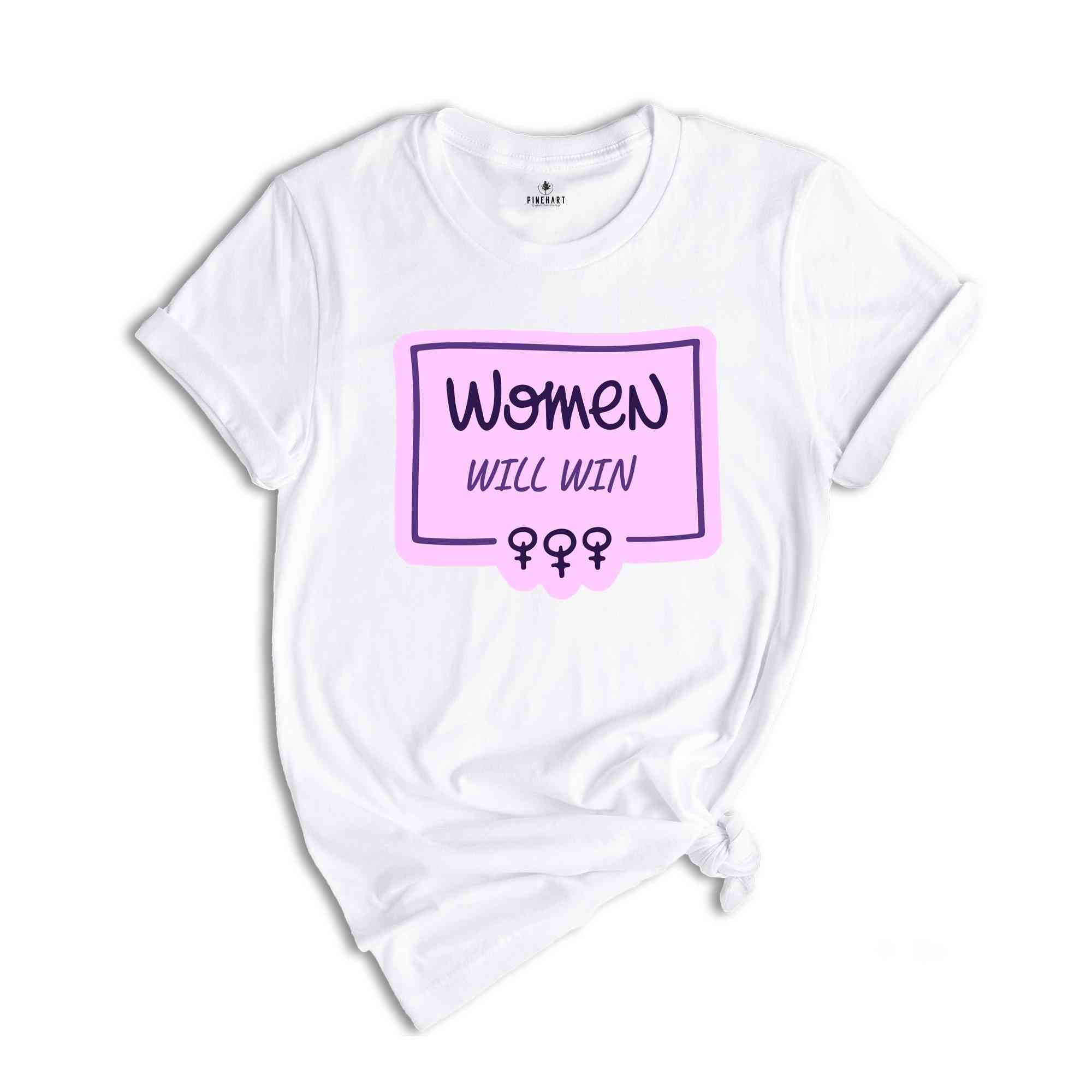 Women Will Win Shirt, President Kamala Harris 2024 Shirt, Madam President Kamala Harris Shirt, Election Shirt