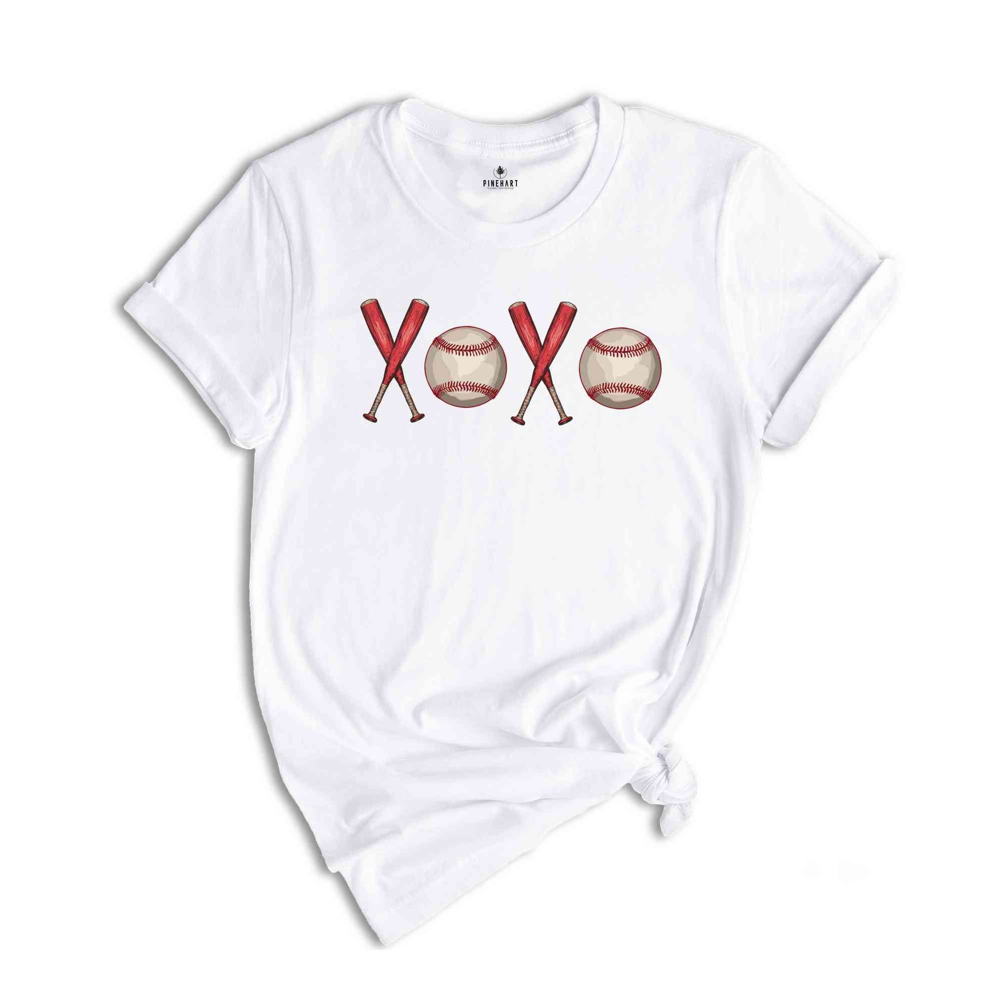 XOXO Baseball Mom Shirt, Cute Baseball Mom, Baseball Team Mom, Baseball Shirt, Gift for Mom, Baseball Mama Shirt