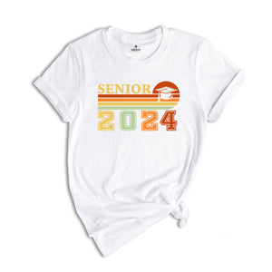 Retro Senior 2024 Shirt, Class of 2024 Shirt, Graduate Shirt, Graduation Gift, Graduation of 2024 Shirt, Senior Class of 2024 Shirts