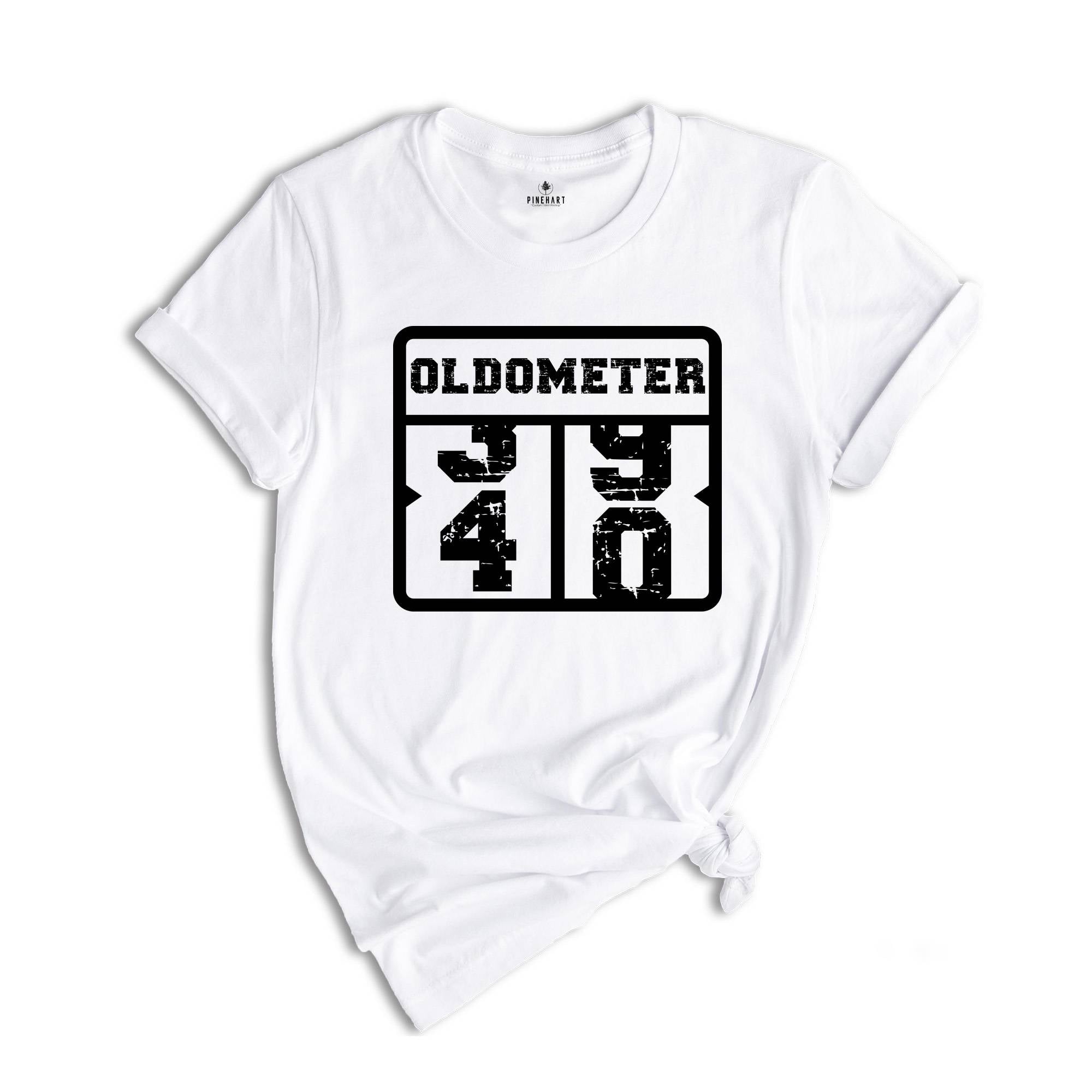 Oldometer 40 Shirt, 40th Birthday Shirt, Funny Birthday Gift, Birthday Party Tee, Born in 1984, Girls Trip Shirt, Husband Birthday Gift