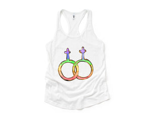 Lesbian Tank Top, LGBTQ Pride Tank Top, Gay Pride Tank Top, Pride Month Tank Top, Love Is Love Tank Top, Female Symbol Tank Top