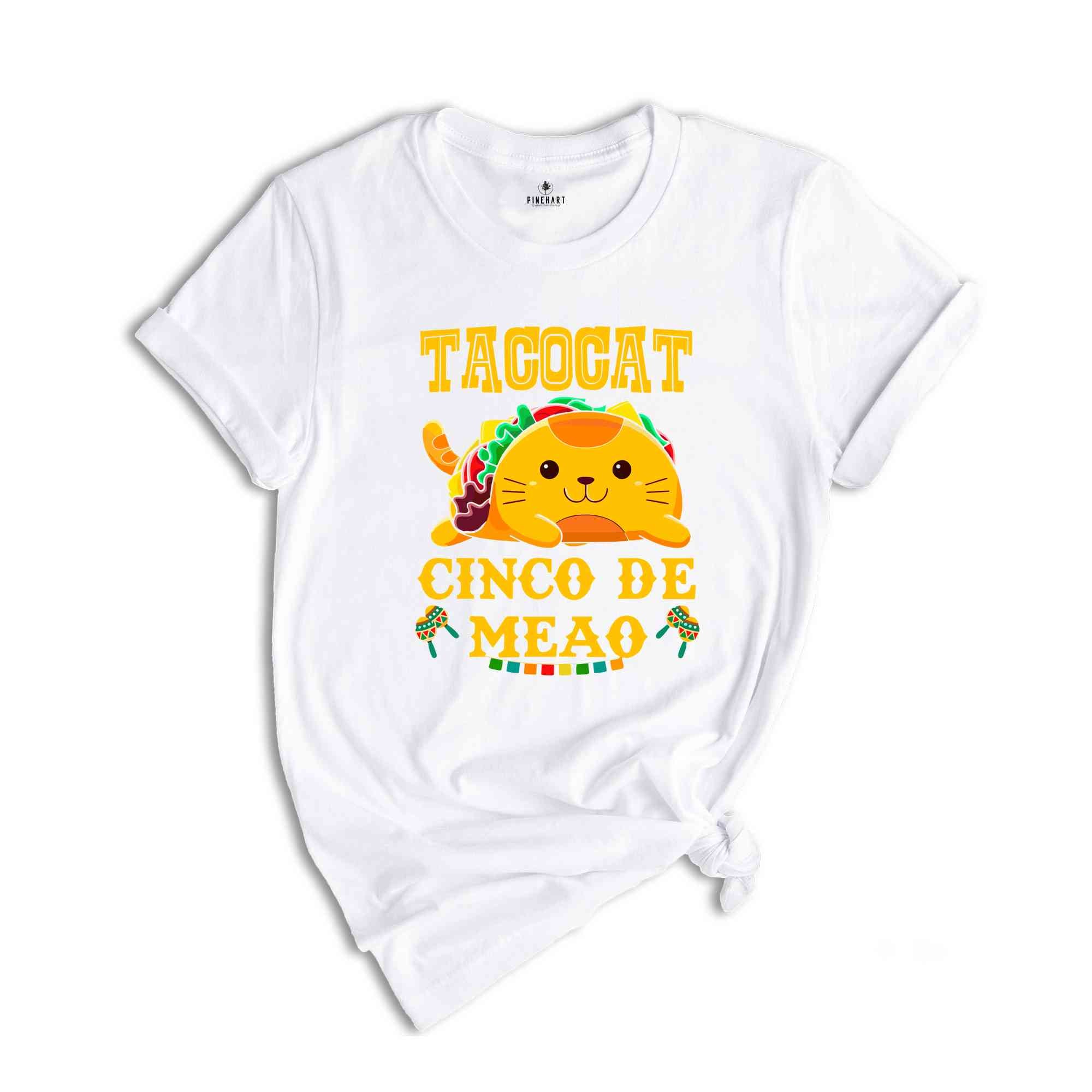 TacoCat Cinco De Meao Shirt, Taco Cat Shirt, Cute Taco Lover T-Shirt, Funny Cinco De Mayo Shirt, Mexican Food Lover Shirt, Kawaii Tacocat