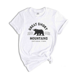 Great Smoky National Park Shirt, Smoky Mountains Hiking Tee, Smoky Mountain Trip T-Shirt, Smoky Mountain Camping Shirt