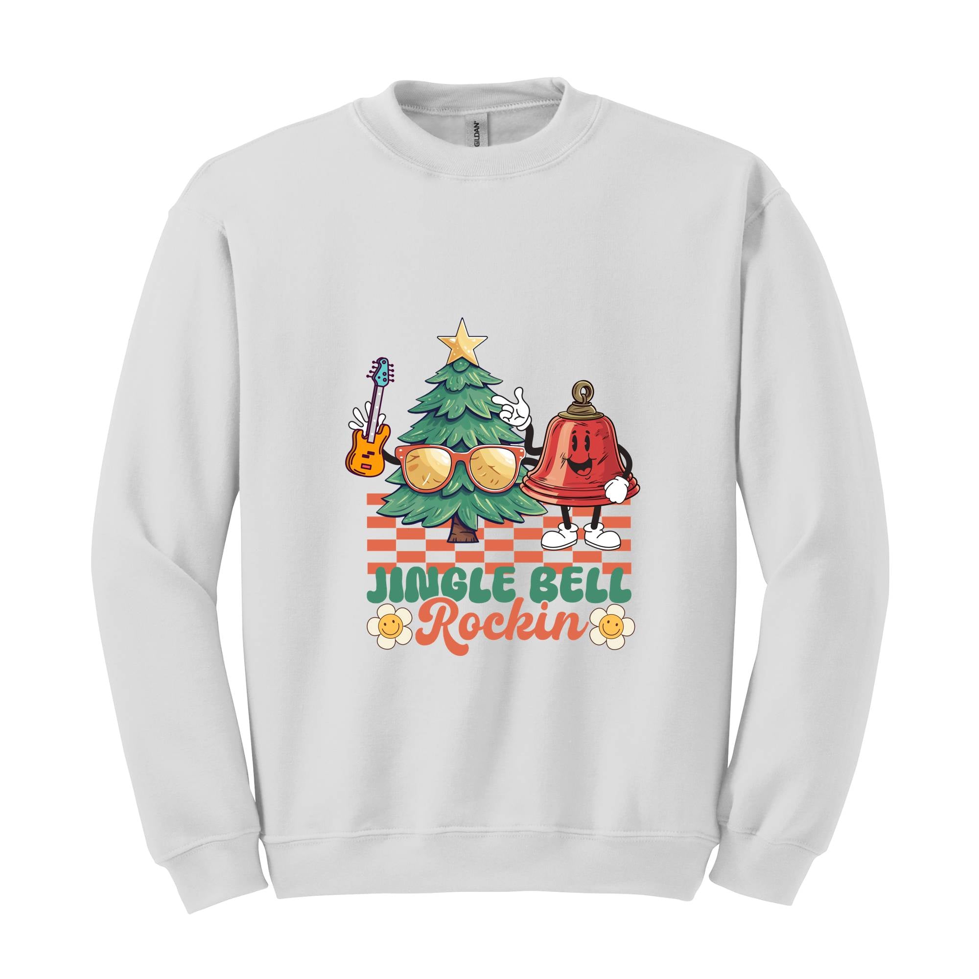 Jingle Bell Rockin' Sweatshirt, Christmas Party Sweater, Christmas Gift, Holiday Shirt, Funny Christmas Shirt, Christmas Party Sweater