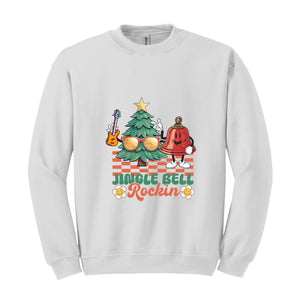 Jingle Bell Rockin' Sweatshirt, Christmas Party Sweater, Christmas Gift, Holiday Shirt, Funny Christmas Shirt, Christmas Party Sweater