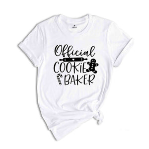 Official Cookie Baker Shirt, Christmas Shirt, Cookie Tester, Official Cookie, Cookie Baker Tee, Christmas Apparel, Baking Lover Tee