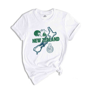 Retro New Zealand Shirt, New Zealand Travel Shirt, Country Travel Shirt, Shirt For Traveler, Travel Lover Gift, Travel Tee, Trip Shirt