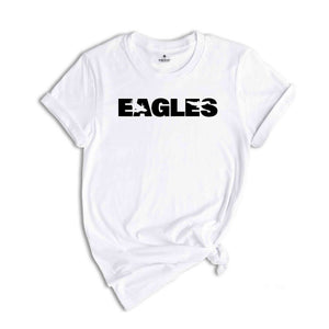 Eagles Shirt, Eagles School Shirt, Eagles Team Shirt, Team Mascot Shirt, Custom Mascot Shirt, Art Mascot Shirt, Mascot Team Shirt