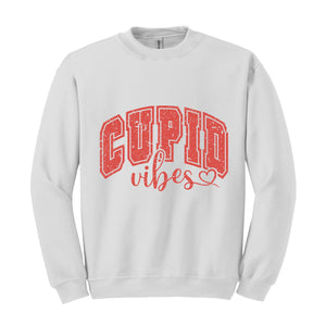 Cupid Vibes Sweatshirt, Valentine's Day Sweatshirt, Gift For Valentine, Valentine's Day Gift, Love Sweatshirt, Couple Sweatshirt