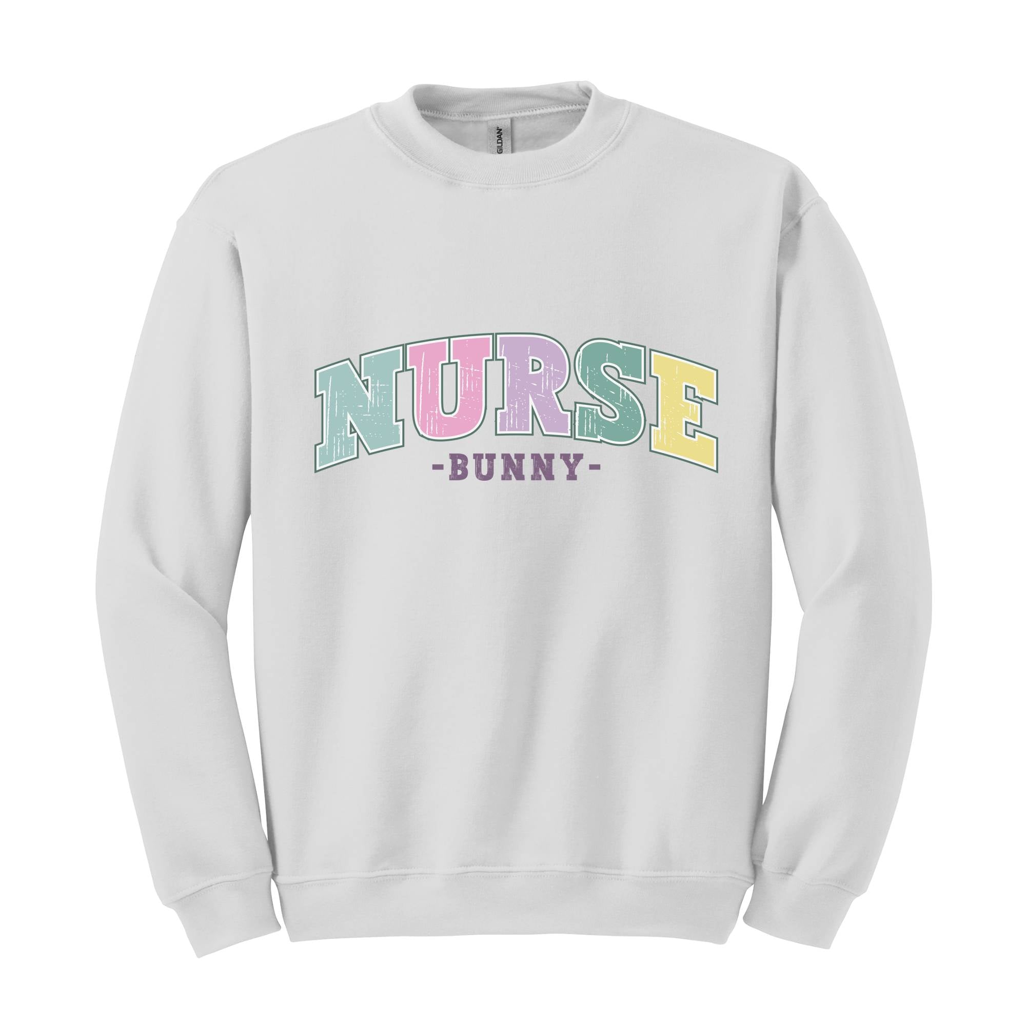 Nurse Bunny Sweatshirt, Cute Nurse Sweatshirt, Easter Nurse, Nurse Easter Sweatshirt, Nurse Appreciation, Nurse Life, Easter Squad