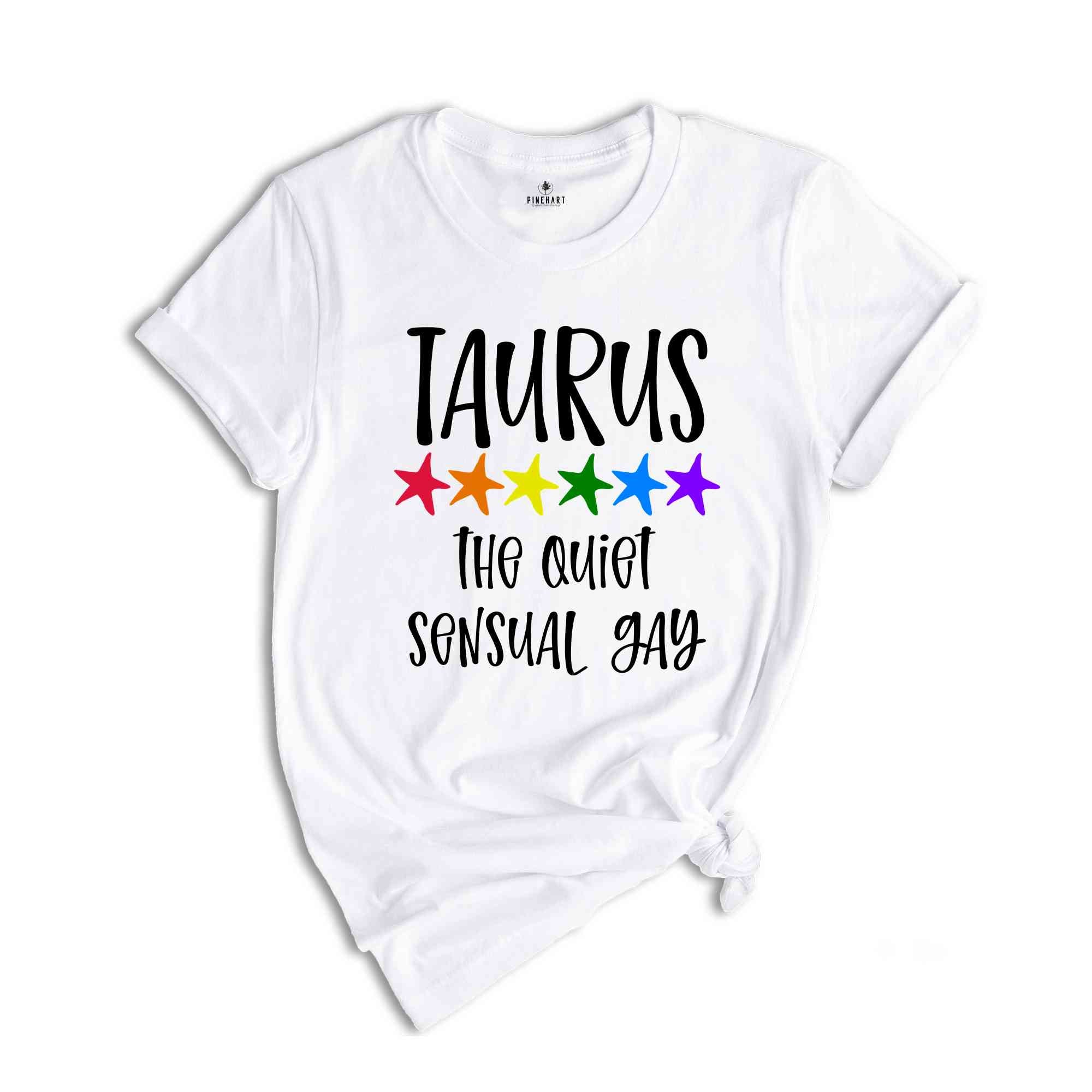 Taurus The Quiet Sensual Gay Zodiac Shirt, LGBT Pride Shirt, Taurus Shirt, Gift For Gay Shirt, Gay Pride Shirt, Gay Zodiac Shirt