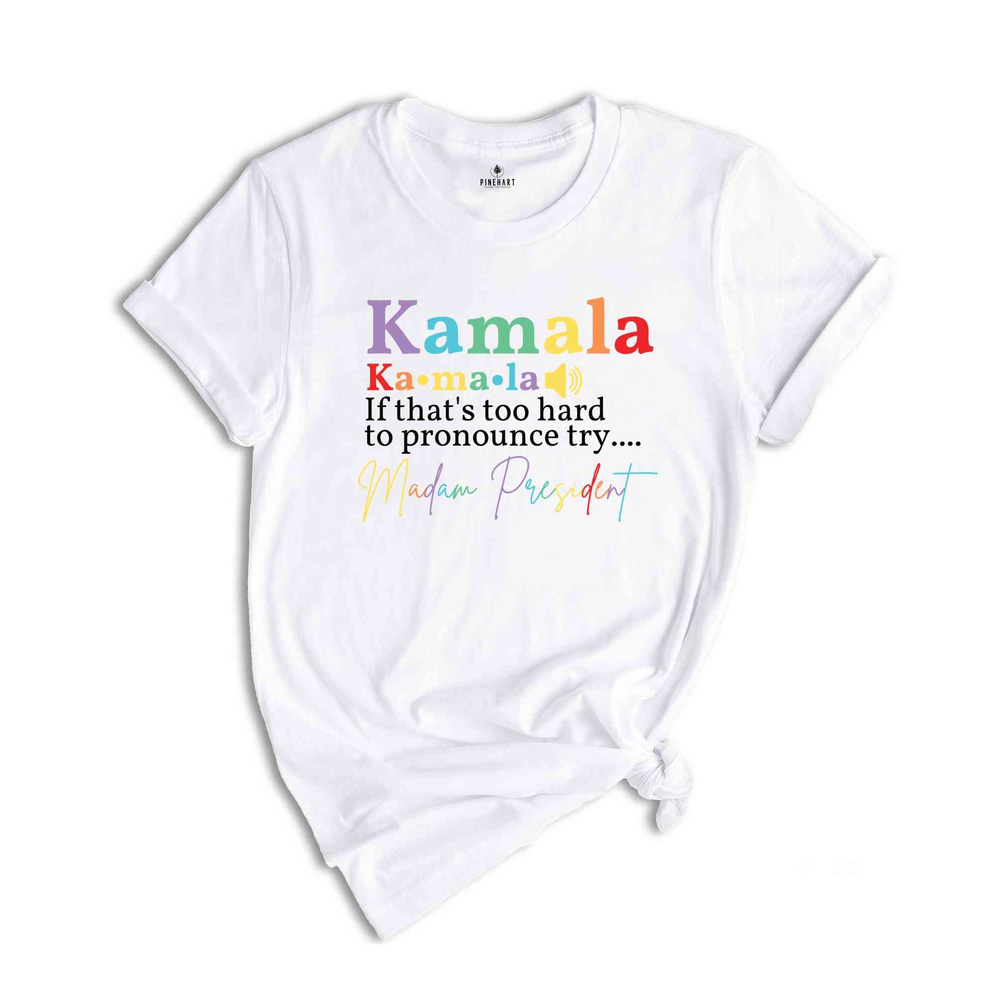 Madam President T-Shirt, Kamala Harris Shirt, Democrat Tee, Election 2024 Shirt, Vote Democrat T-shirt, Elections Matching Shirt