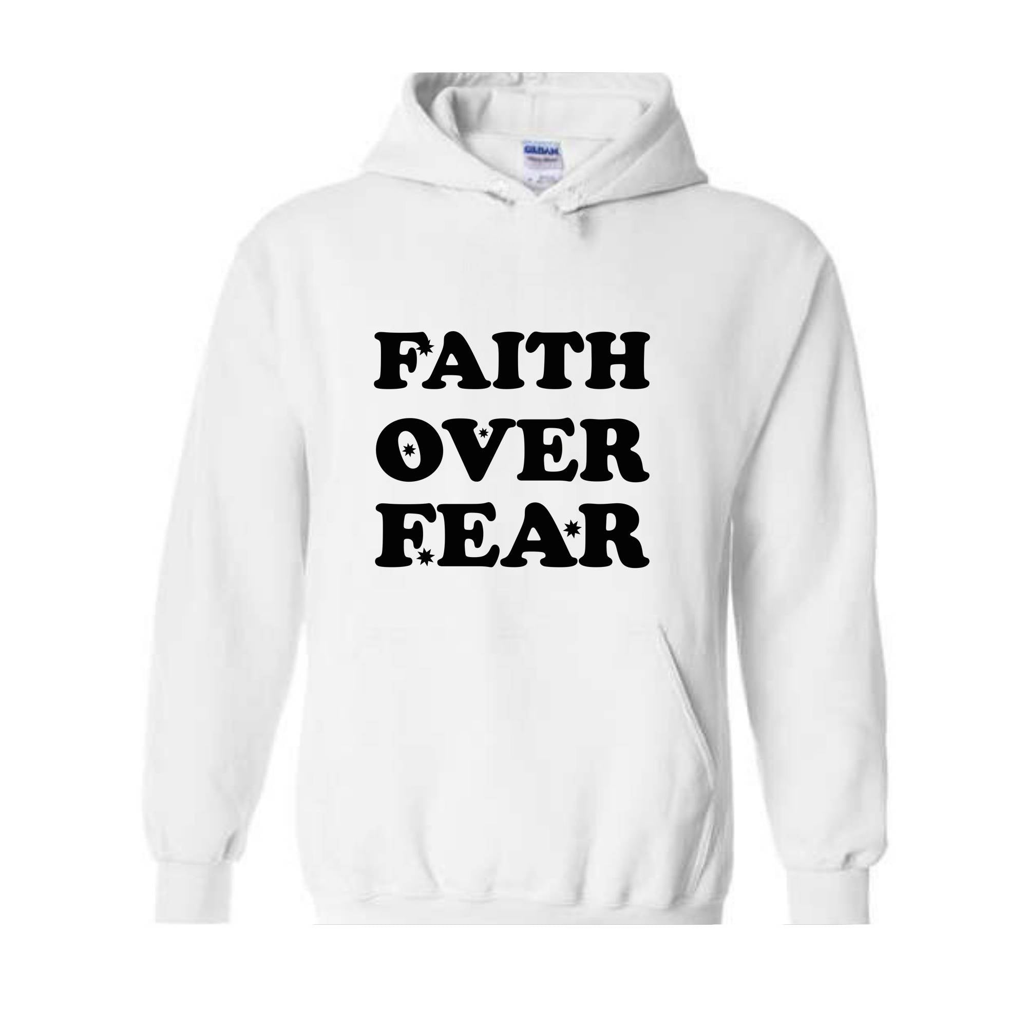 Faith Over Fear Religious Sweatshirt, Christian Sweatshirt, Jesus Sweatshirt, Faith Sweatshirt, Faith Over Fear, Religious Gift