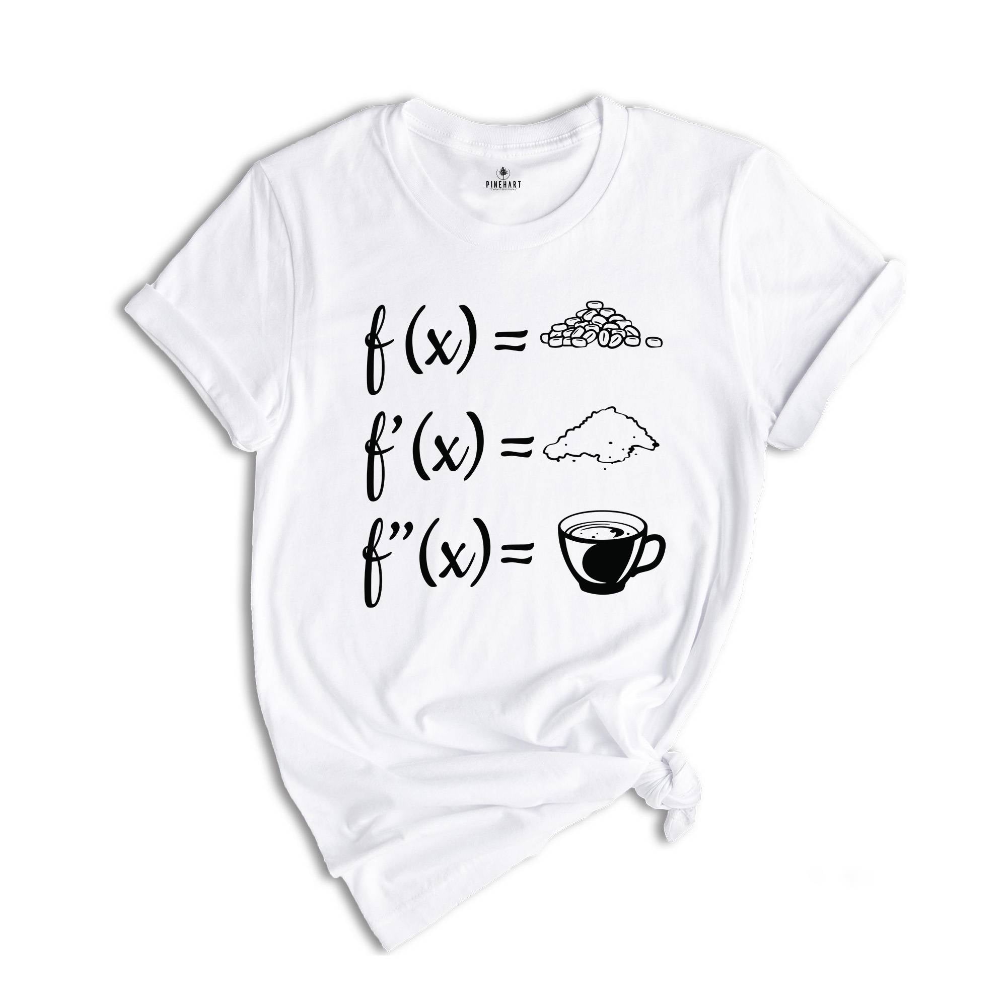 Math Teachers Derivation the Coffee Bean Shirt, Math Teacher Gift, Math Tee, Funny Math Shirt, Coffee Lover Teacher