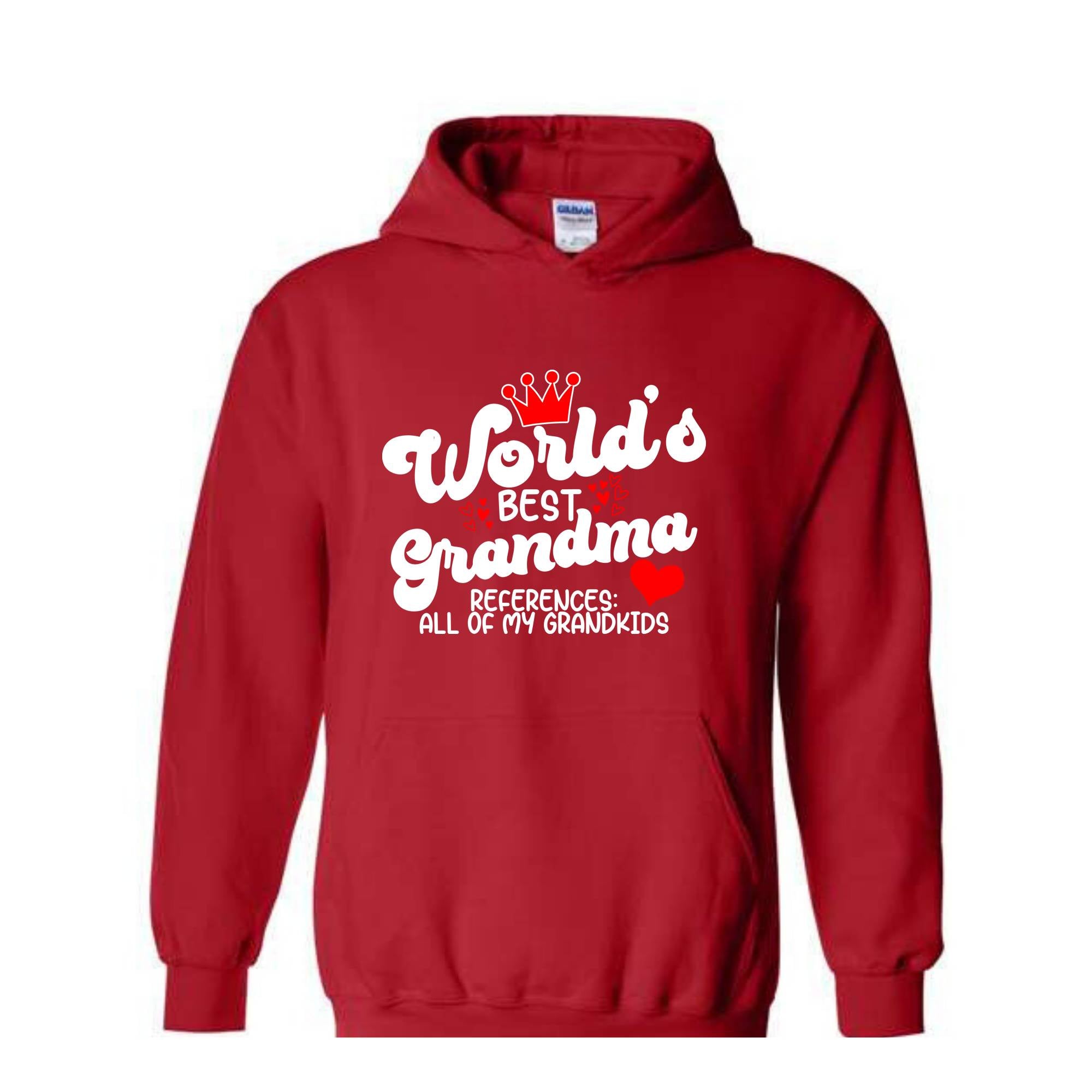 World's Best Grandma Hoodie, Funny Gift for Grandma for Mother's