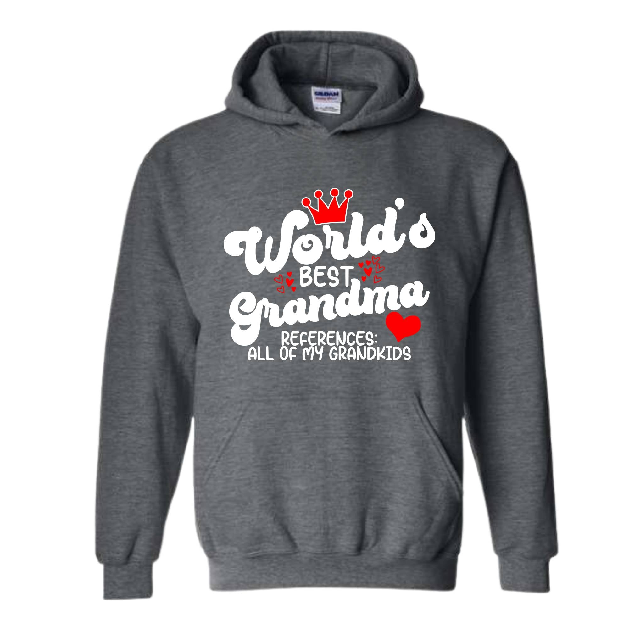 World's Best Grandma Hoodie, Funny Gift for Grandma for Mother's