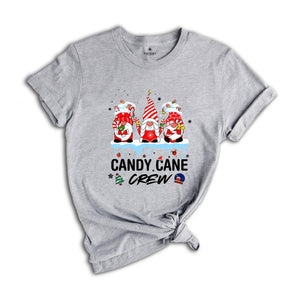 Xmas Candy Cane Crew Shirt, Christmas Gnomes Shirt, Xmas Candy Shirt, Christmas Sweatshirt, Christmas Party Tee, Family Reunion