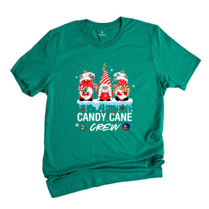 Xmas Candy Cane Crew Shirt, Christmas Gnomes Shirt, Xmas Candy Shirt, Christmas Sweatshirt, Christmas Party Tee, Family Reunion