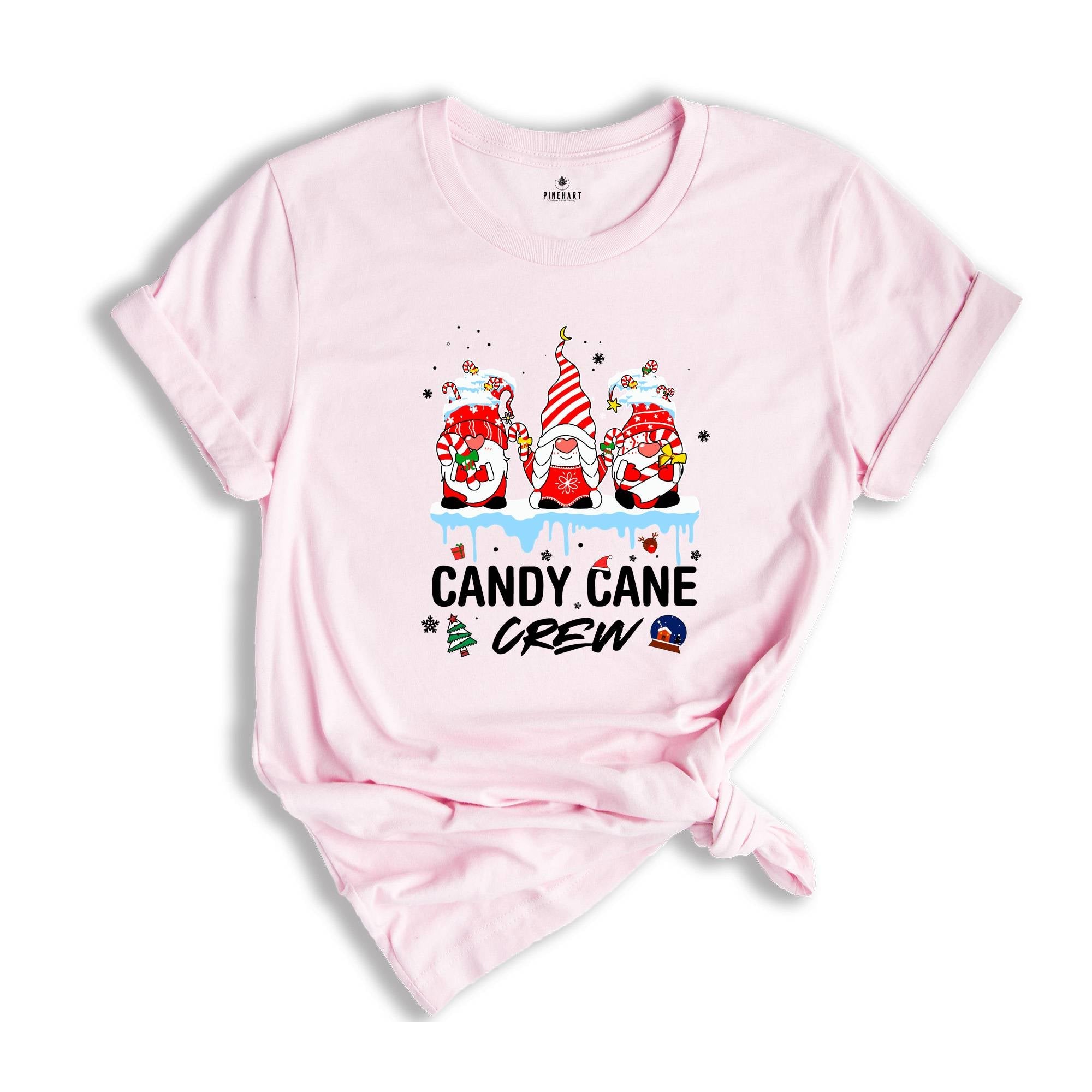 Xmas Candy Cane Crew Shirt, Christmas Gnomes Shirt, Xmas Candy Shirt, Christmas Sweatshirt, Christmas Party Tee, Family Reunion