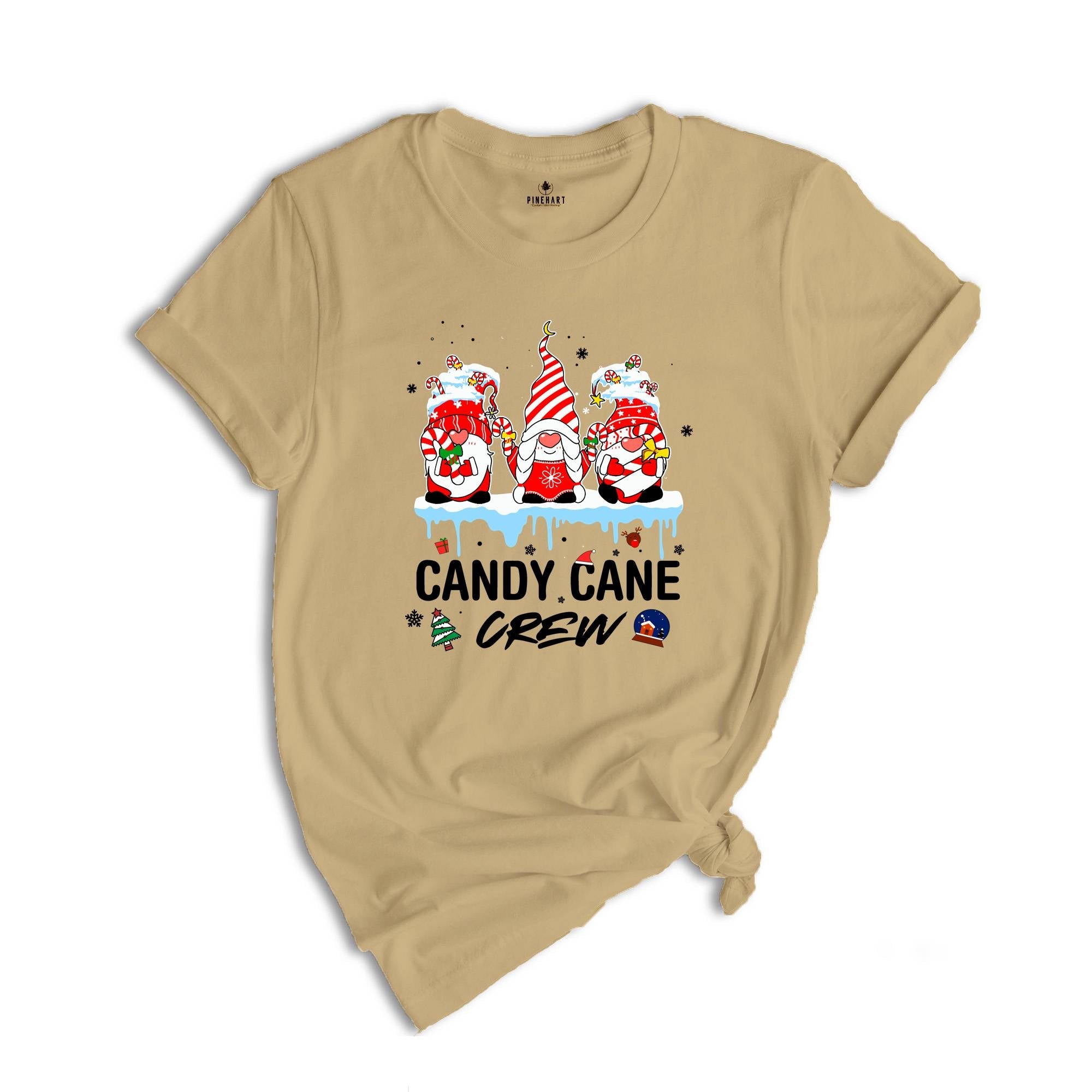 Xmas Candy Cane Crew Shirt, Christmas Gnomes Shirt, Xmas Candy Shirt, Christmas Sweatshirt, Christmas Party Tee, Family Reunion