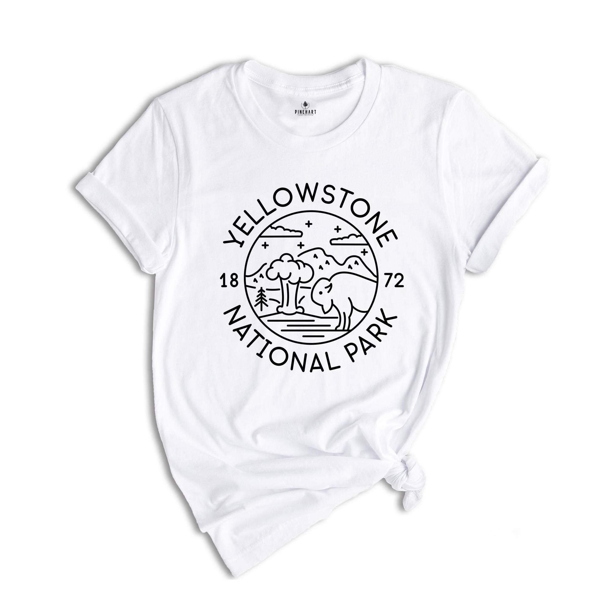Yellowstone Park Shirt, Yellowstone National Park Shirt, Yellowstone Hiking Shirt, Yellowstone Souvenir, Yellowstone Camping Shirt