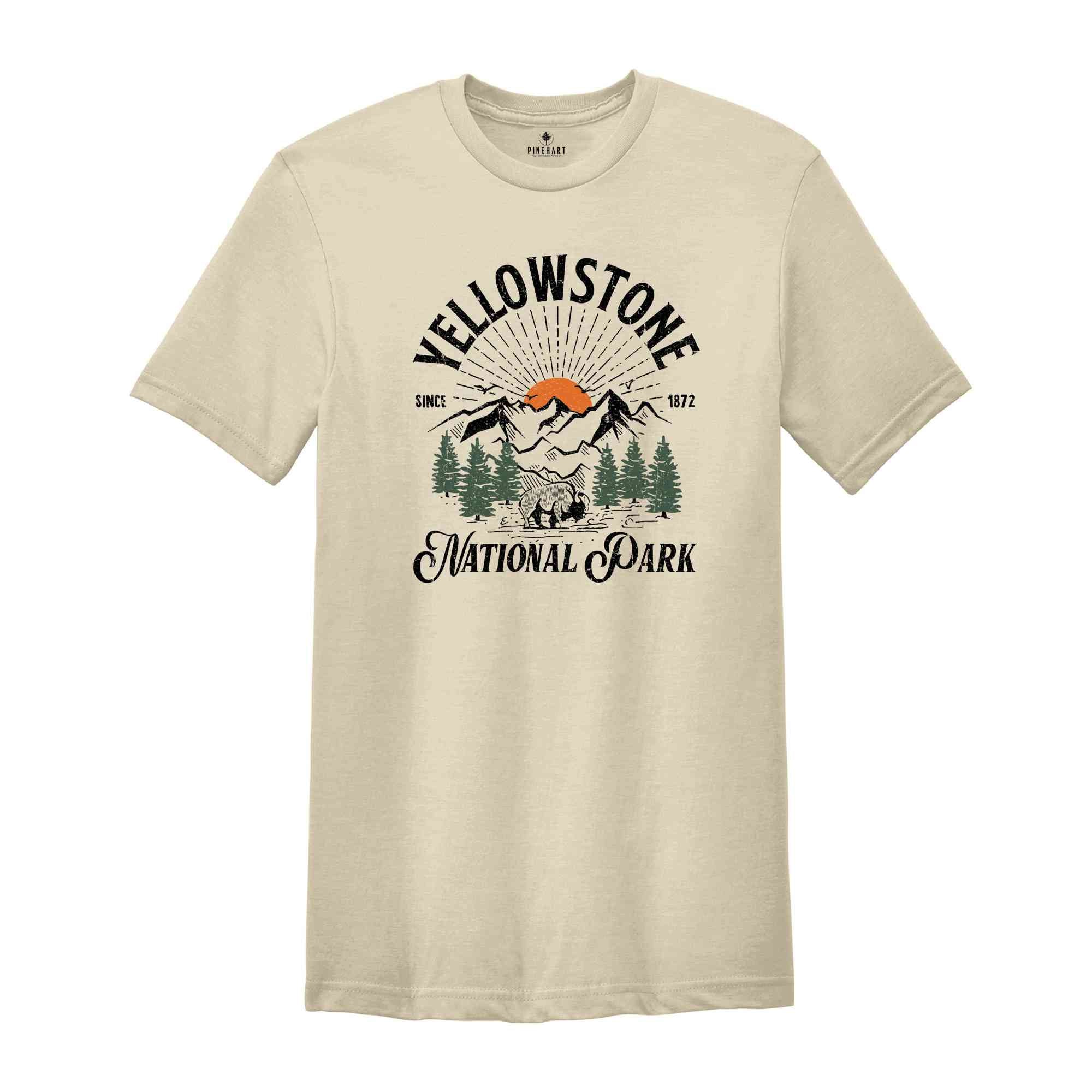 Yellowstone Shirt, Yellowstone National Park T-Shirt, Matching Family Vacation Tee, Camping Crew Shirt, Road Trip Gifts