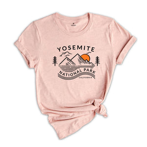Yosemite National Park California Shirt, Yosemite T-Shirt, National Park Shirt, Nature Lover Tee, Hiking Shirt, Adventure Lover Tee