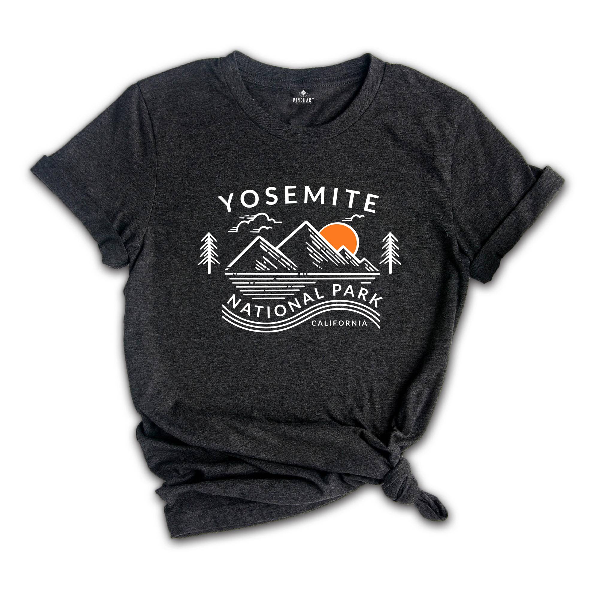 Yosemite National Park California Shirt, Yosemite T-Shirt, National Park Shirt, Nature Lover Tee, Hiking Shirt, Adventure Lover Tee
