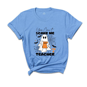 You Can't Scare Me I'm A Teacher Shirt, Teacher Halloween Shirt, Spooky Teacher Shirt, Retro Teacher Ghost Shirt, Halloween Ghost Tee