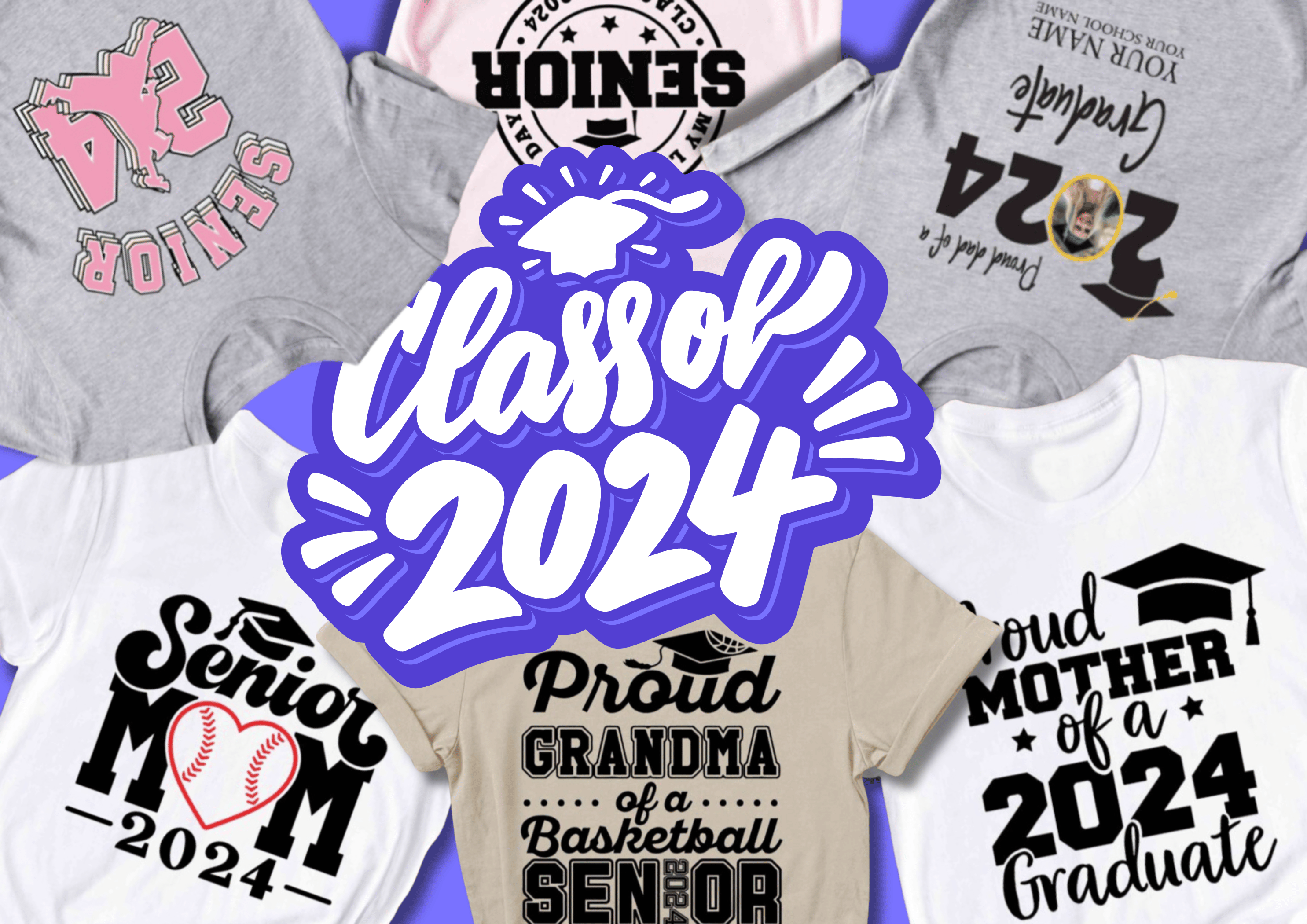 Perfect Collection of Senior 2024 T-Shirts for Graduation